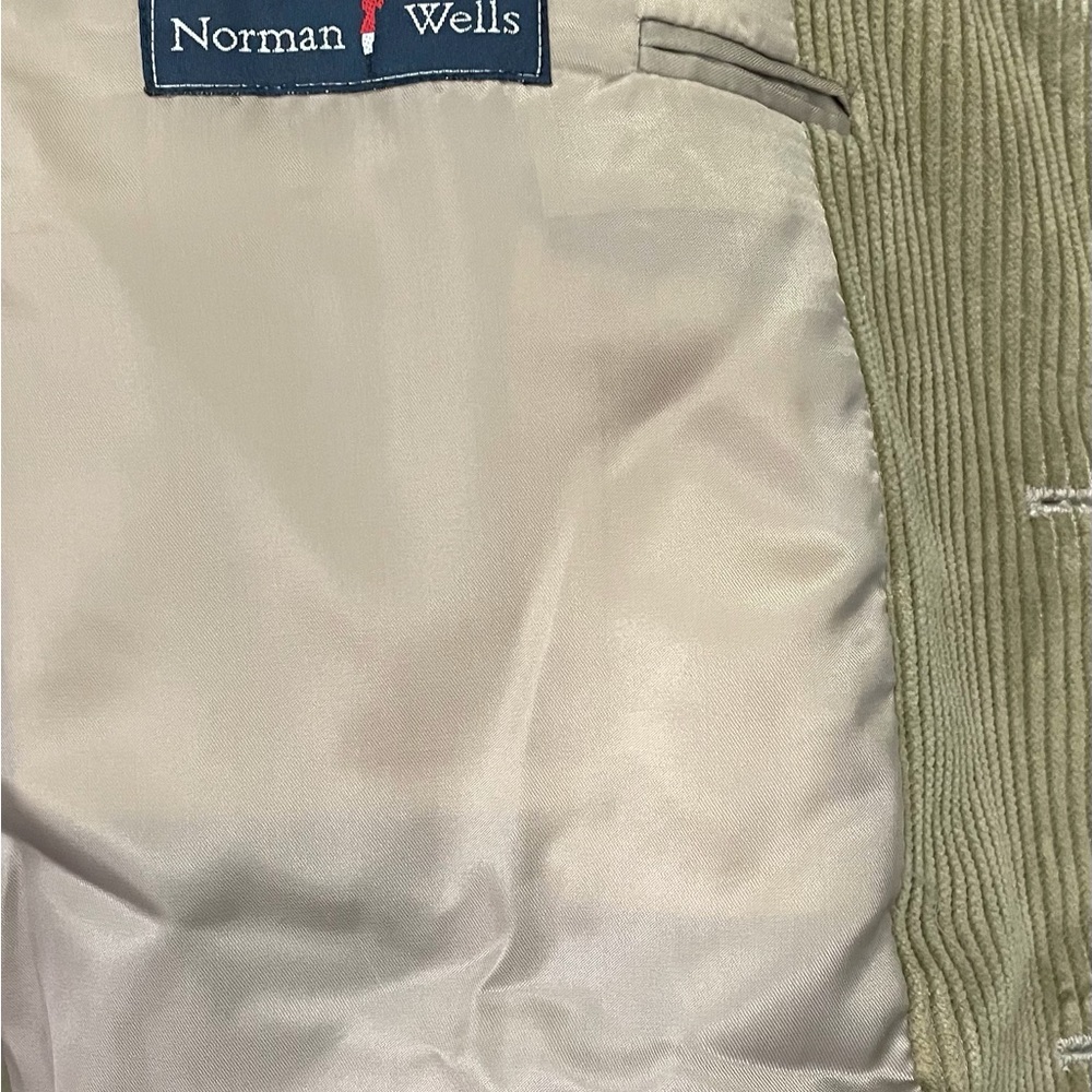 Vintage Norman Wells Corduroy Sport‎ Coat Big and Tall - Picture 7 of 9